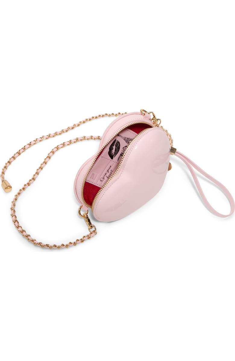 ALDO Bellaheartt Faux Leather Crossbody Bag, Alternate, color, Pink