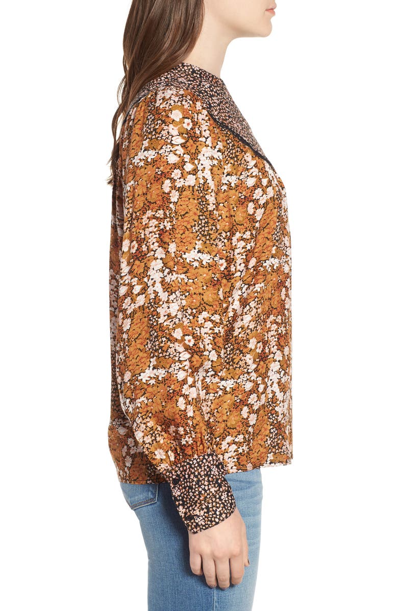 Hinge Mix Print Top, Alternate, color,