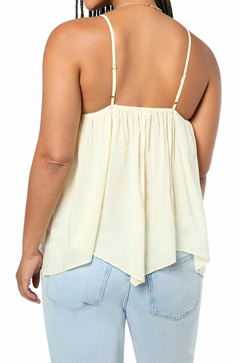 WeWoreWhat Flowy Triangle Cami Top, Alternate, color, Ivory