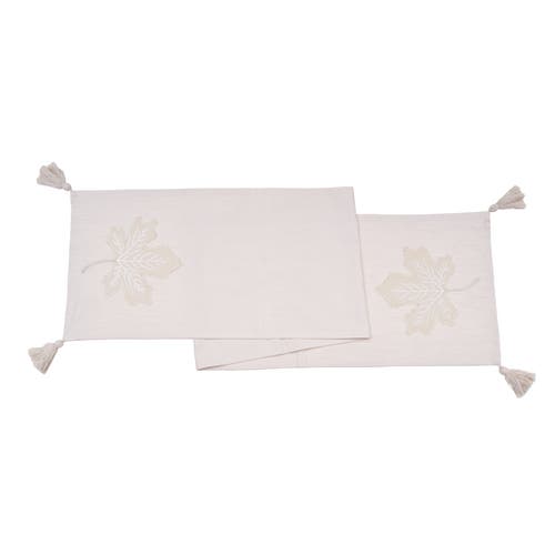 C & F Home C&f Home Neutral Maple Leaves Table Runner 14" X 72" In Neutral