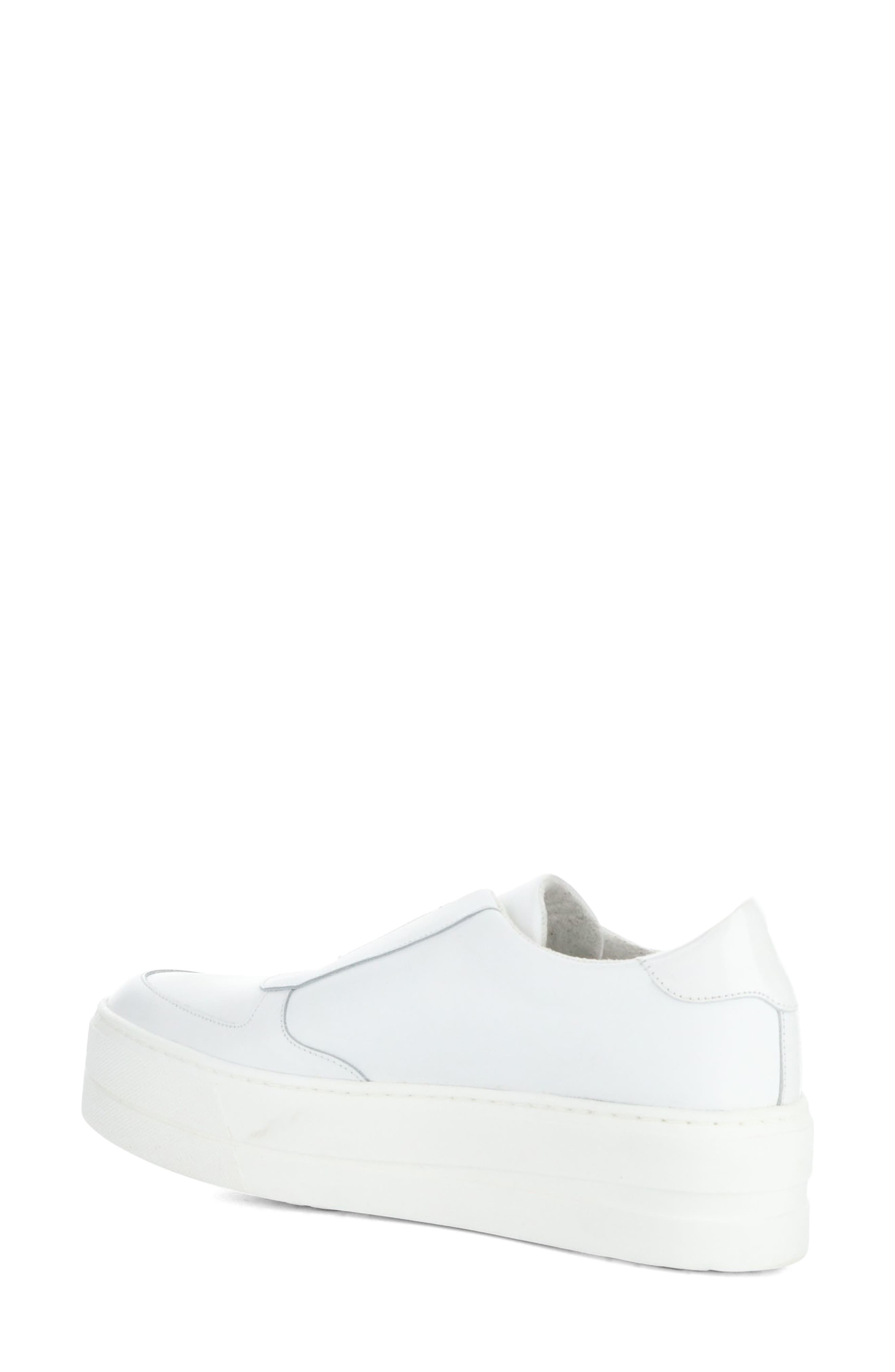 Bos. & Co. Magali Platform Slip-On Sneaker, Alternate, color, White Verona/ Patent
