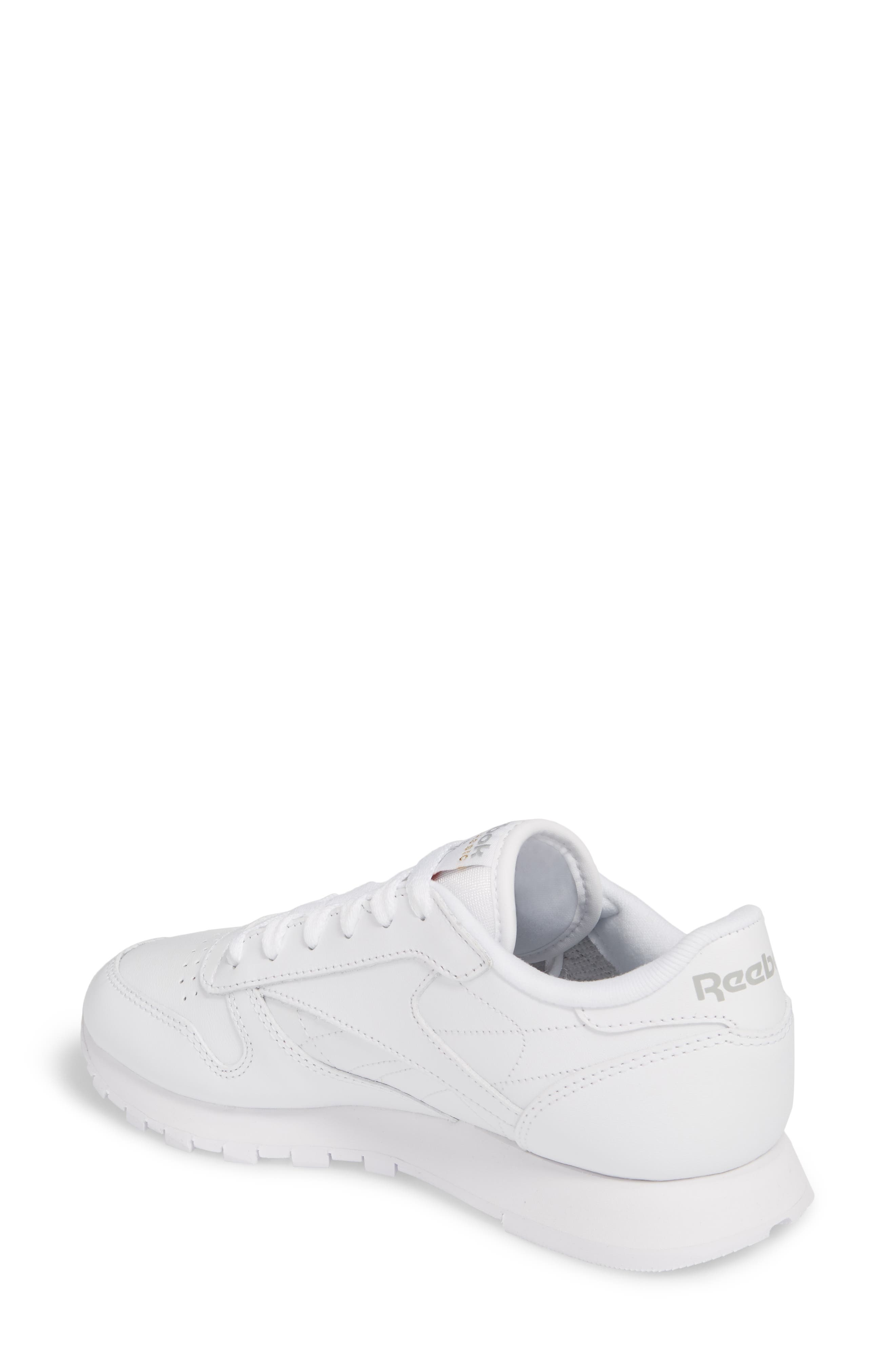 x Maison Margiela Classic Leather Sneaker, Alternate, color, US-WHITE