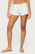 EDIKTED Hollis Cotton & Linen Shorts