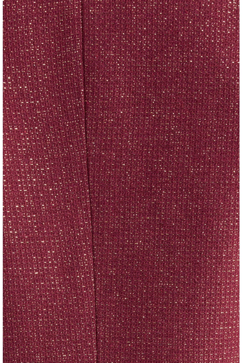 Sylvia Metallic Blazer, Alternate, color, MALBEC/ GOLD