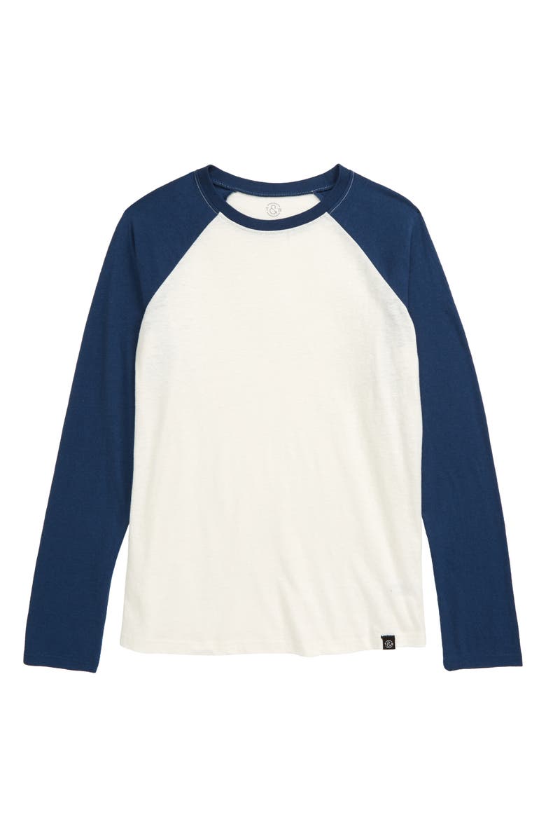 Tucker + Tate Long Sleeve Baseball T-Shirt, Main, color, 