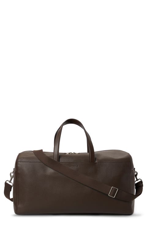Canfield Pebbled Leather Duffle Bag
