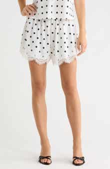 WAYF Lace Inset Shorts