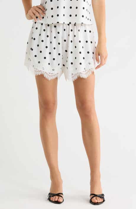 WAYF Lace Inset Shorts