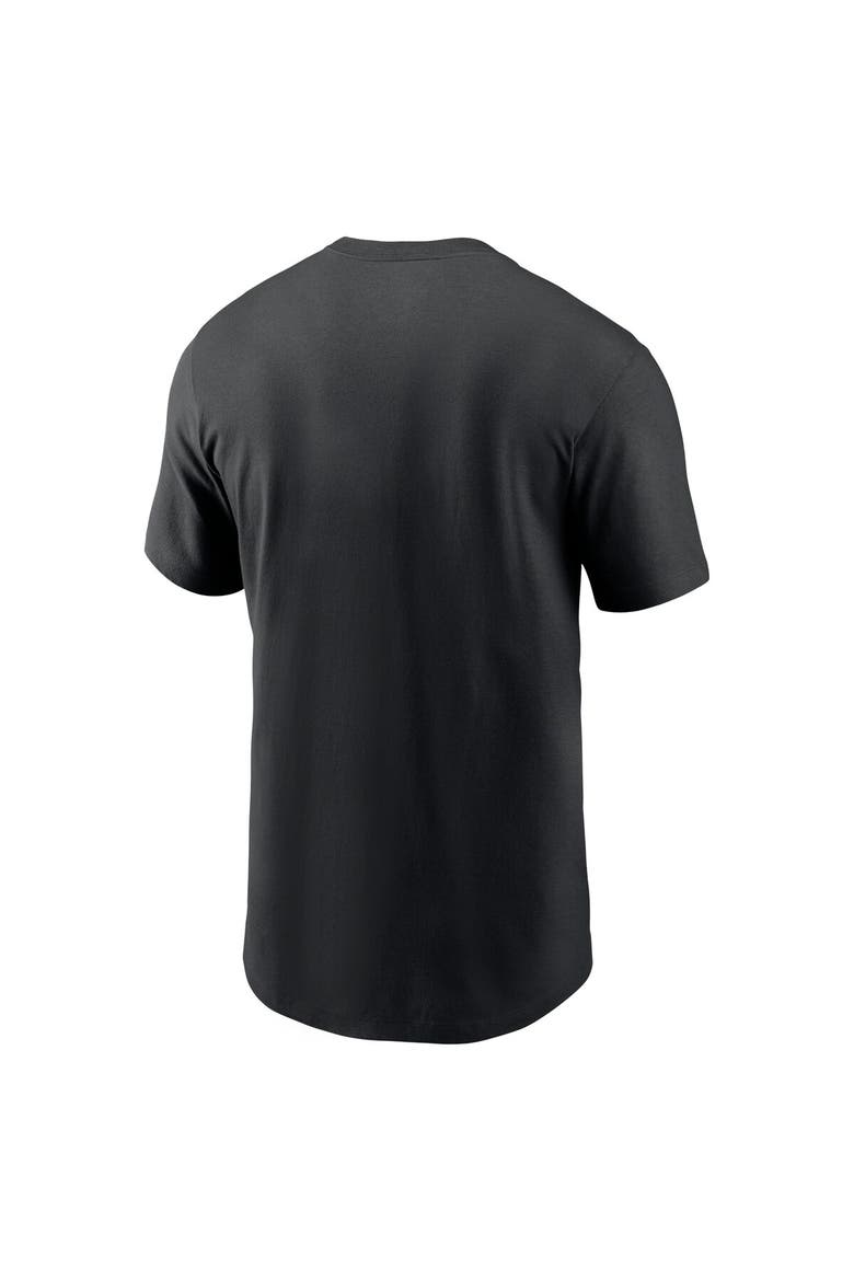 Men's Nike Black Baltimore Ravens Primetime Wordmark Essential T-Shirt, Alternate, color, Black