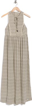 DRESS TO Split Neck Maxi Dress