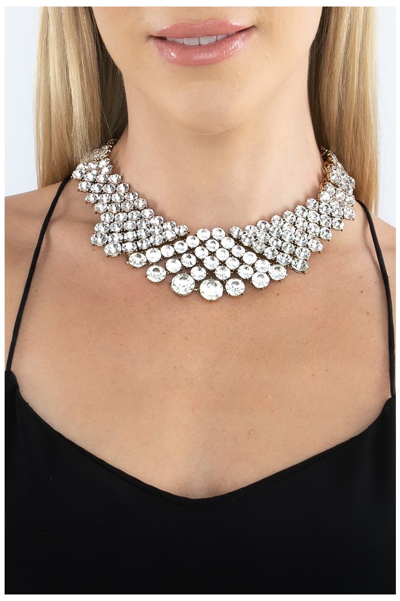 Crystal Clear Necklace, Alternate, color, CLEAR