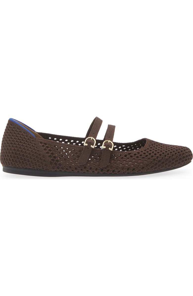 Rothy's The Double Buckle Many Jane, Alternate, color, Chocolate Mesh