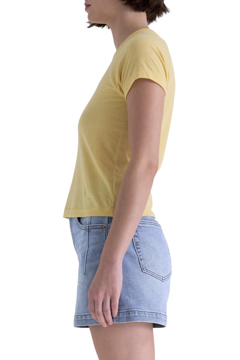 Ryn Ringer Cotton T-Shirt, Alternate, color, LIGHT TUMERIC