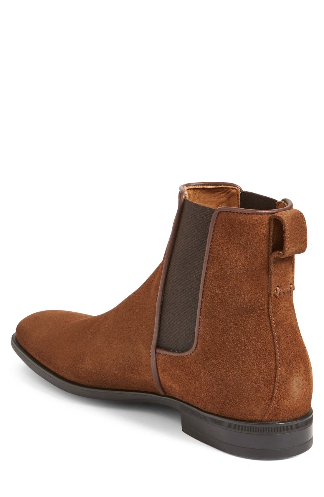 'Adrian' Water Resistant Chelsea Boot, Alternate, color, MEDIUM BROWN SUEDE