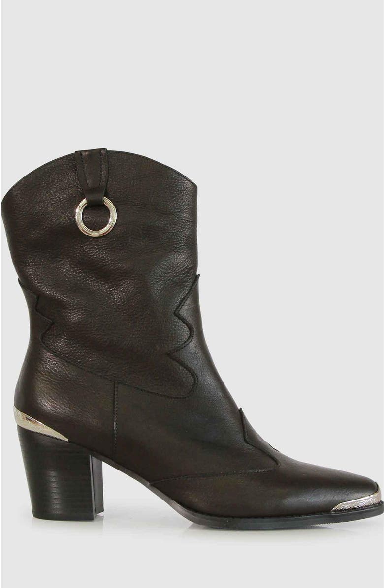 Belle & Bloom Dallas Western Boot, Main, color, Vintage Black