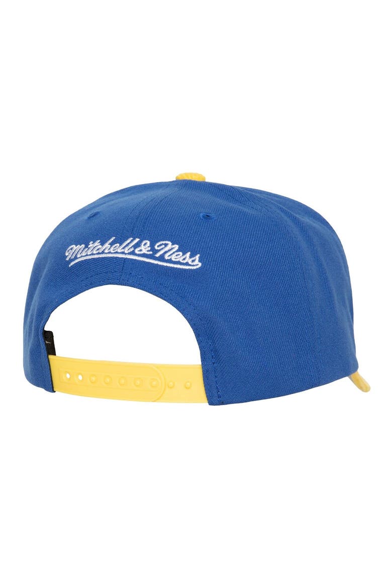 Men's Mitchell & Ness Royal Golden State Warriors Corduroy Pro Crown Adjustable Hat, Alternate, color, Royal