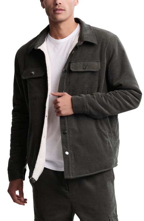 Barefoot Dreams Malibu Collection® Corduroy Shirt Jacket In Green