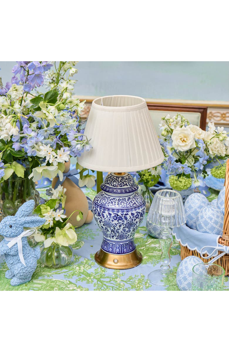 Mrs. Alice Pleated Lampshade, Alternate, color, Cream