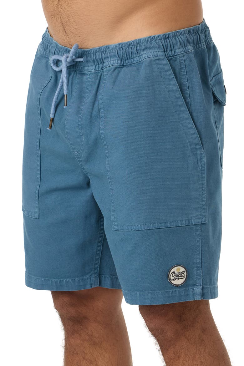 Ronan Field Cotton Canvas Drawstring Shorts, Alternate, color, CAPTAINS BLUE