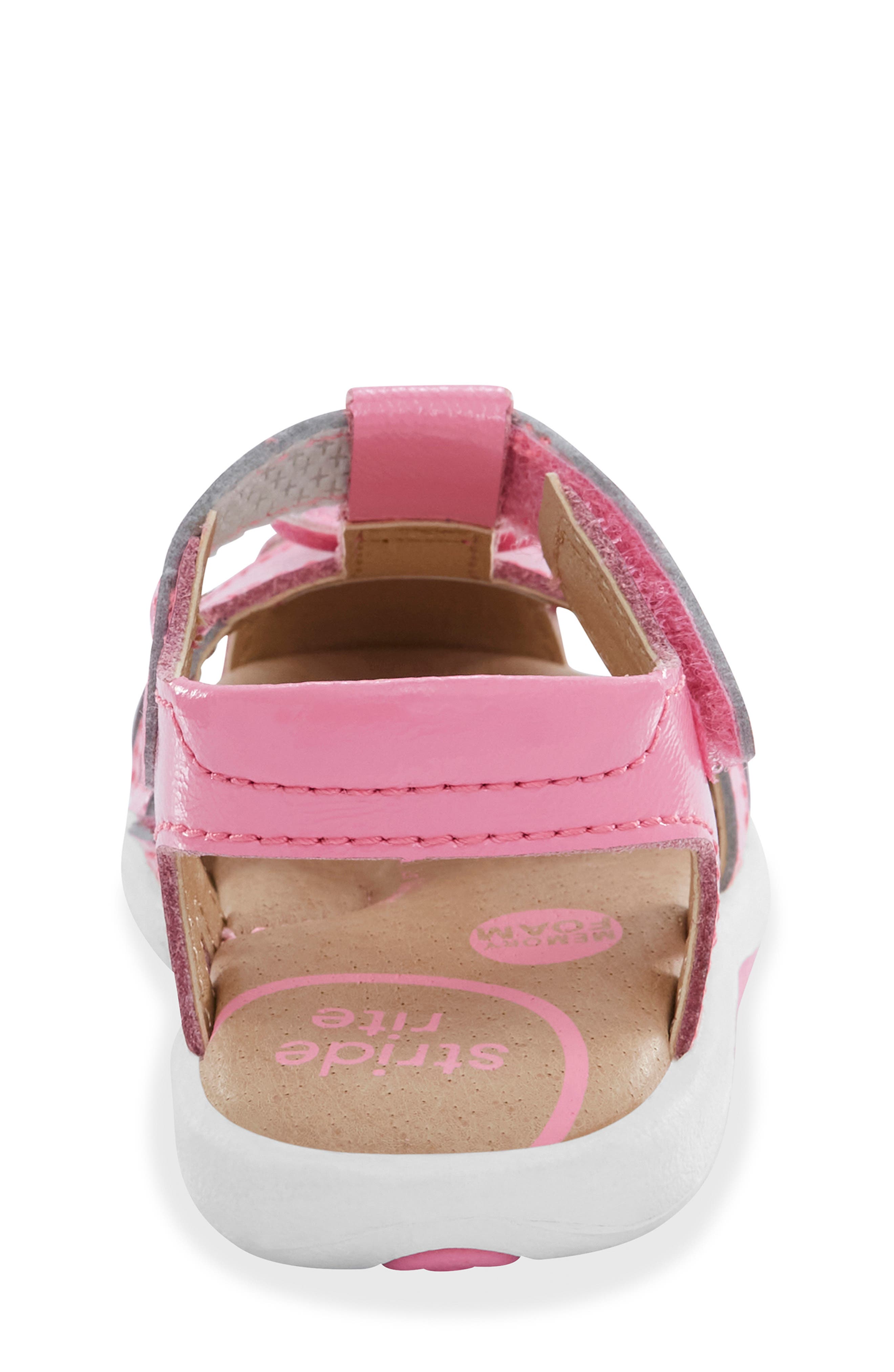 Zinnia Sandal, Alternate, color, BRIGHT PINK