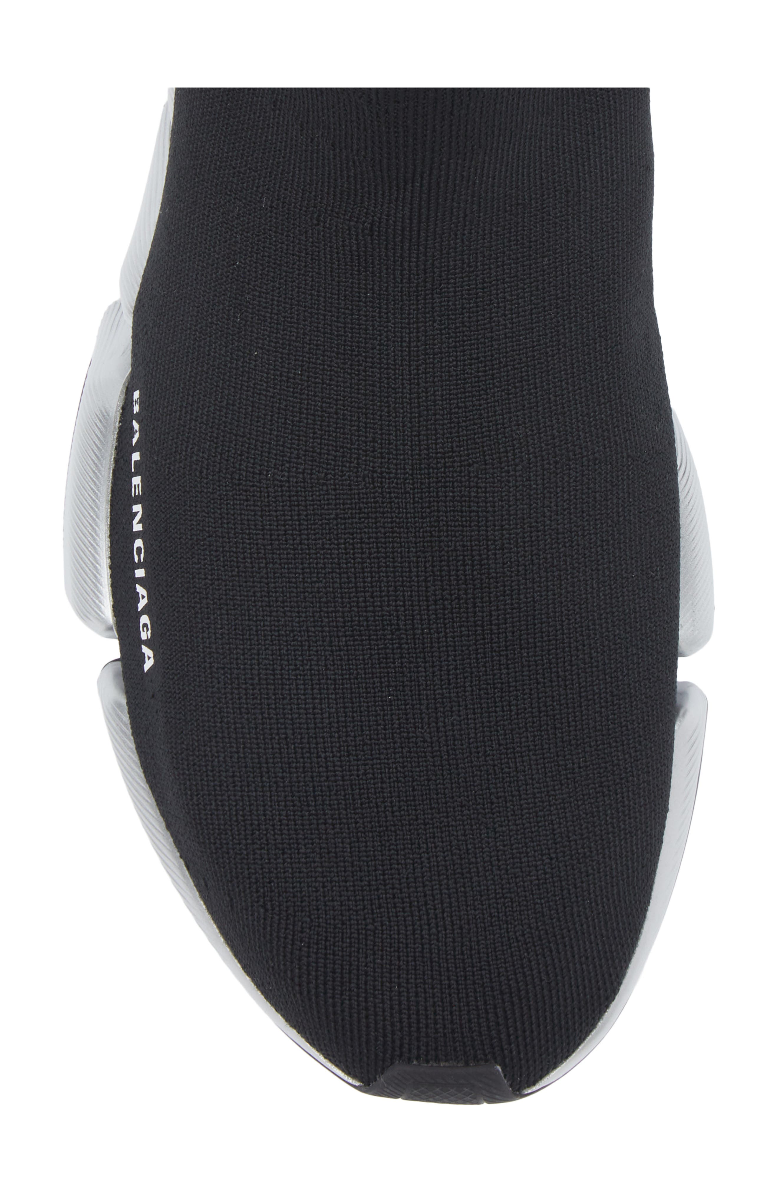 Balenciaga Speed 2.0 LT Sock Sneaker, Alternate, color, Black/ Silver