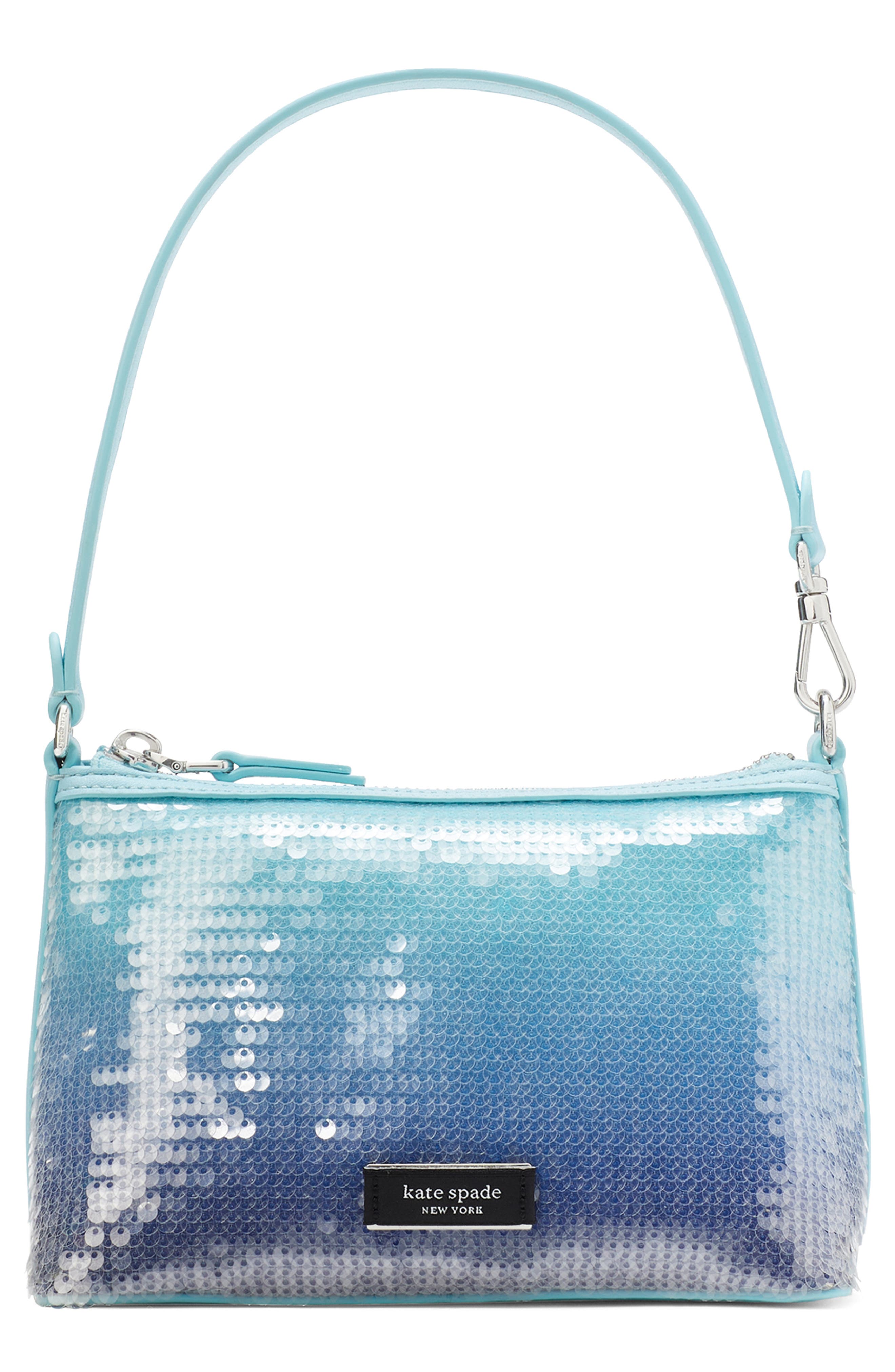 Kate Spade New York ombré sequin east/west shoulder bag, Main, color, 