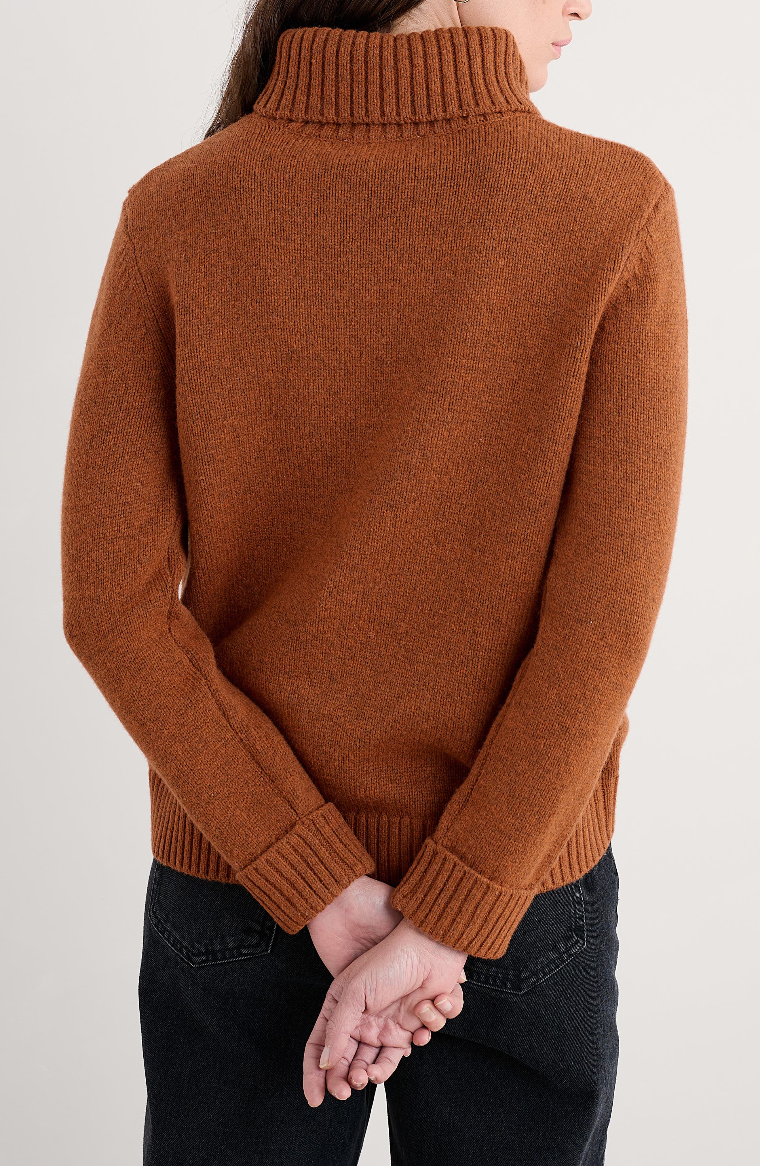 Braque Turtleneck Wool Blend Sweater - image 4