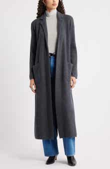 Nordstrom Wool & Cashmere Longline Cardigan