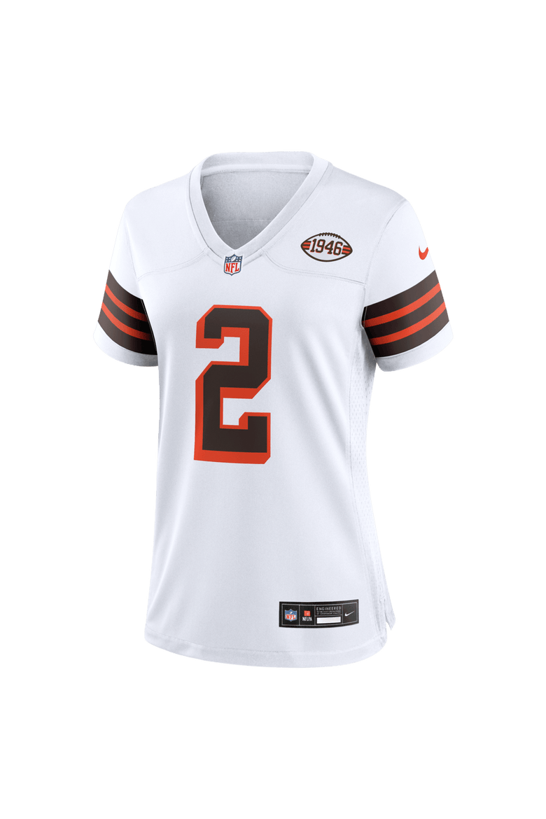Women's Nike Shedeur Sanders  White Cleveland Browns Alternate Game Jersey, Alternate, color, White