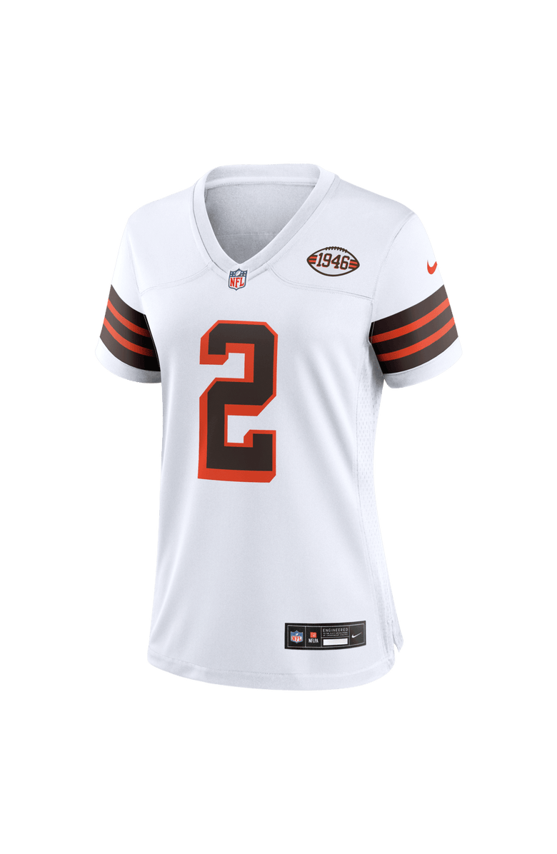 Nike Women's Nike Shedeur Sanders  White Cleveland Browns Alternate Game Jersey, Alternate, color, 
