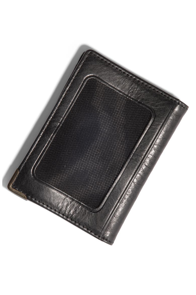 Tradesman Slim Leather Bifold Wallet, Alternate, color, BLACK