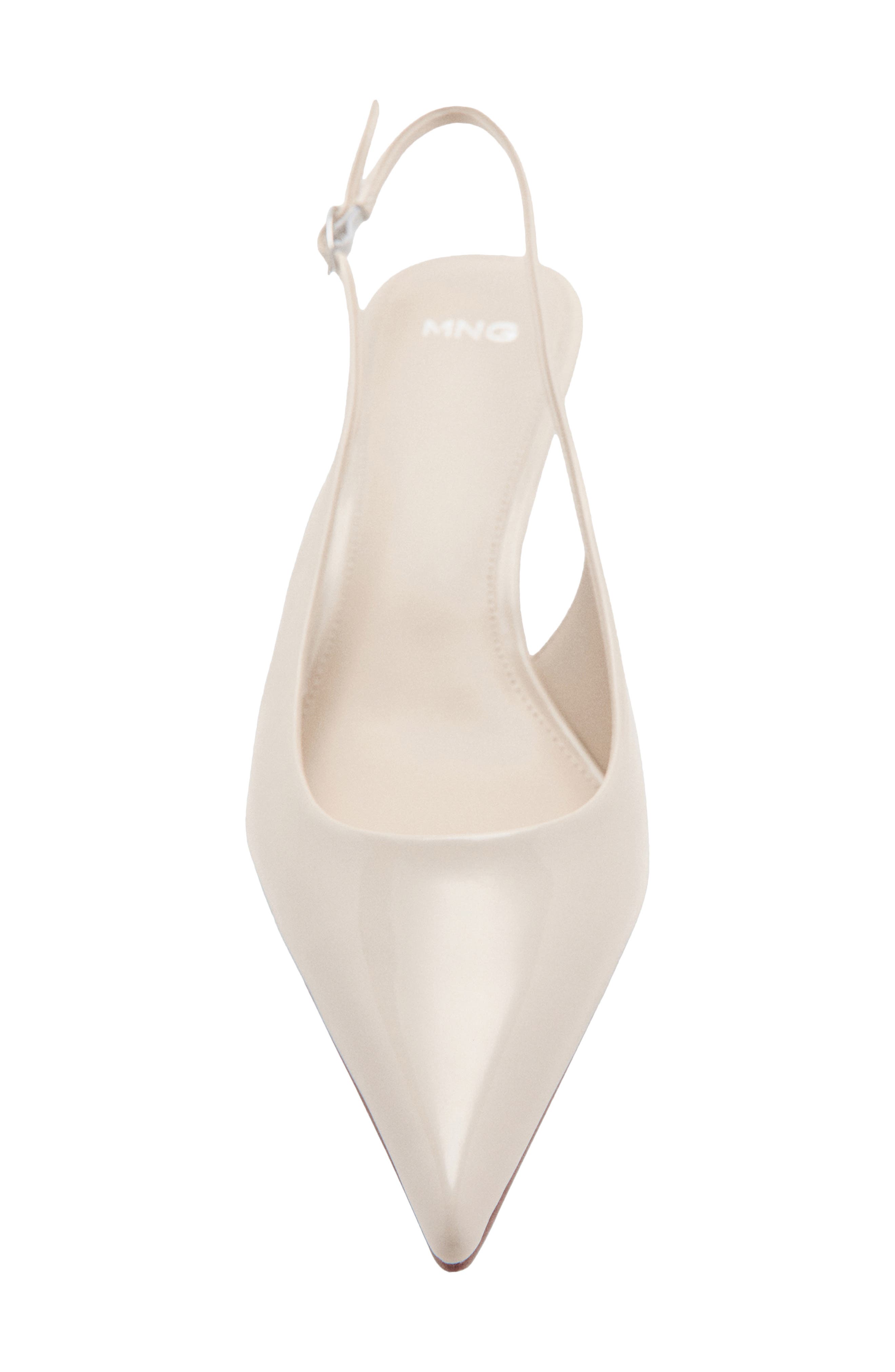 Pointed Kitten Heel Pump, Alternate, color, SHINY ECRU