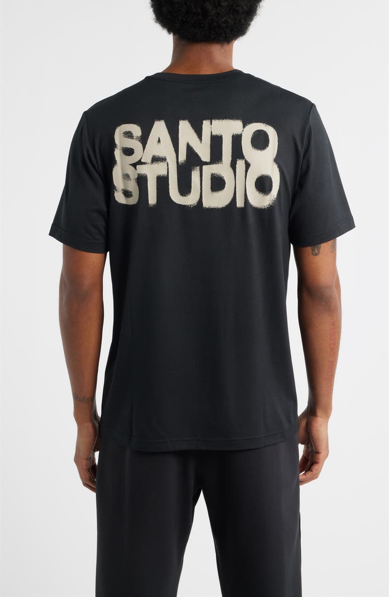 SANTO STUDIO x Luke Rockhold Tempo Bold Tech Graphic T-Shirt, Alternate, color, Black