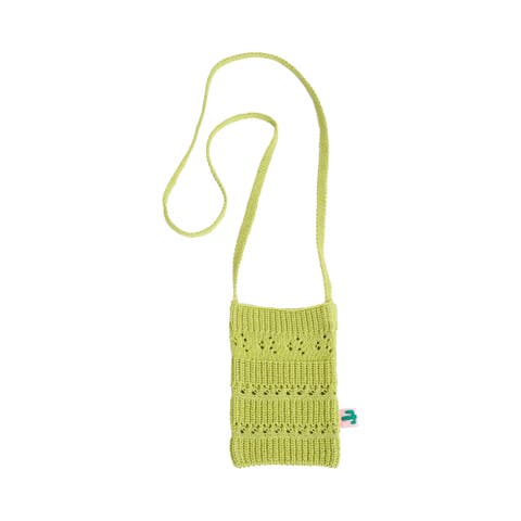 "Cactus" Crochet Crossbody Phone Bag
