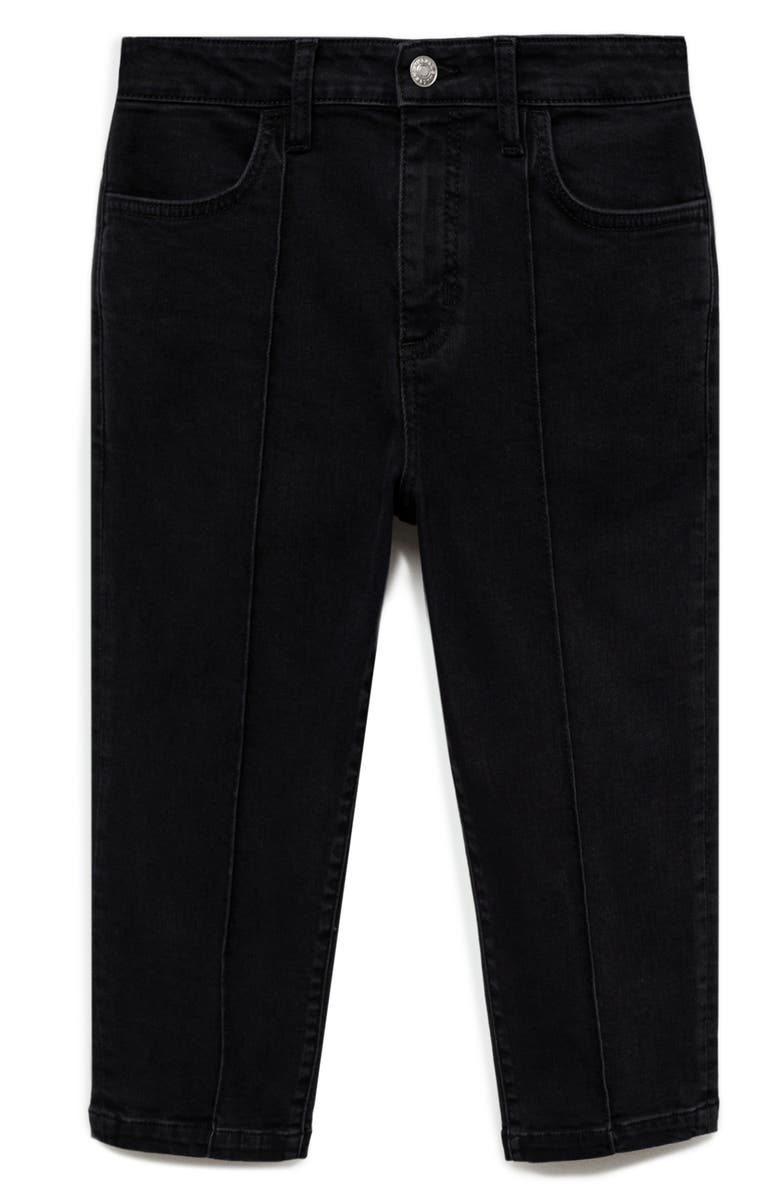 MANGO Slim Fit Capri Jeans, Alternate, color,