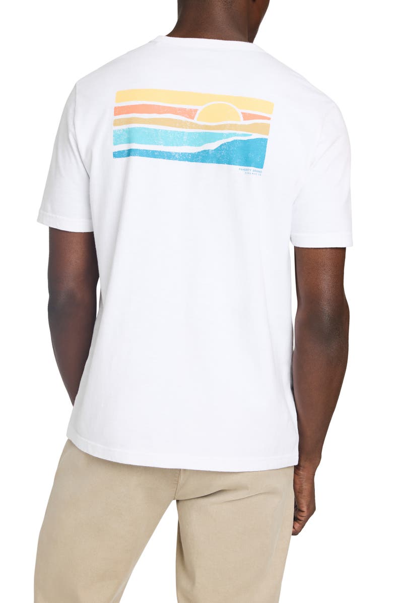 Faherty Sunwashed Organic Cotton Graphic T-Shirt, Alternate, color, 