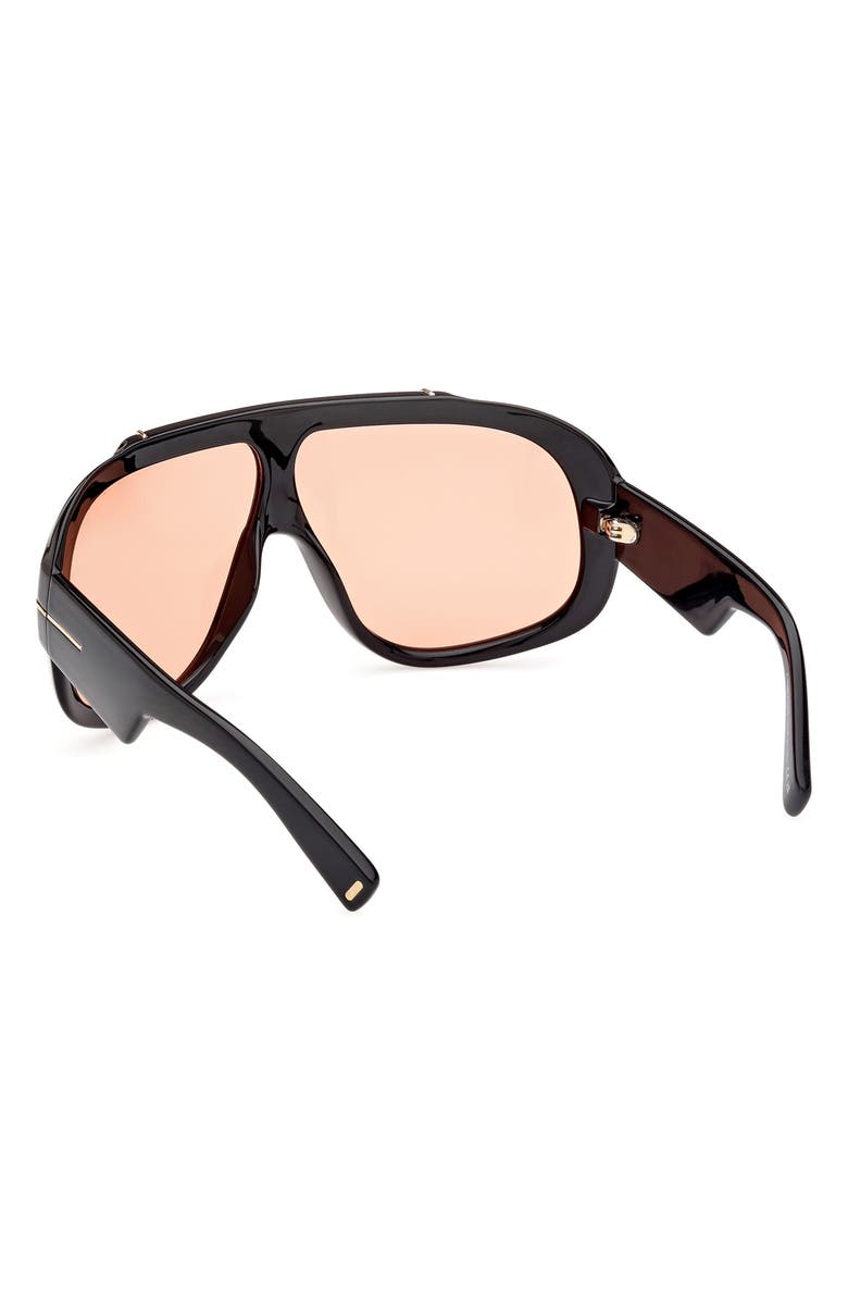 TOM FORD 71mm Shield Sunglasses, Alternate, color, 