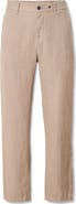 rag & bone Evan Back Elastic Waist Linen Dress Pants