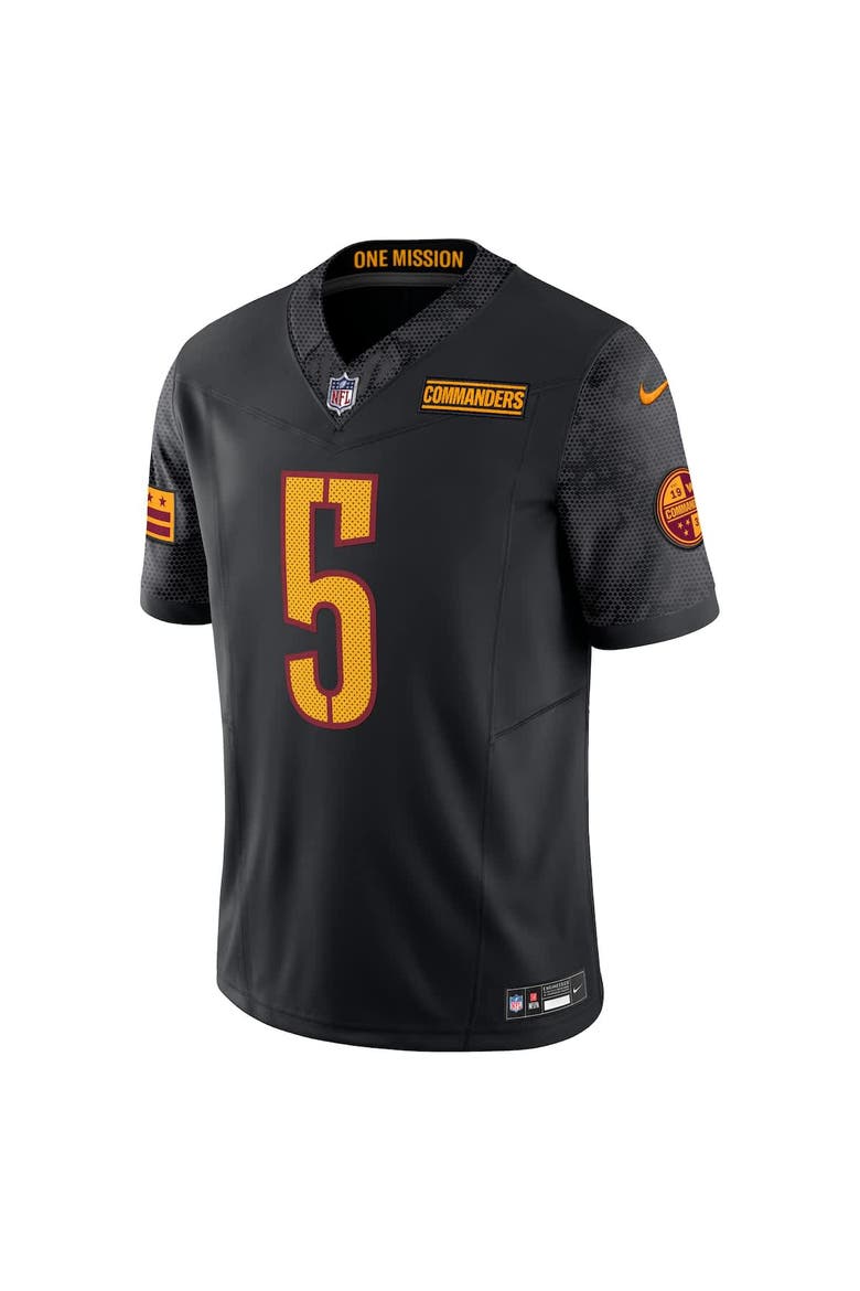 Men's Nike Jayden Daniels Black Washington Commanders Vapor F.U.S.E. Limited Jersey, Alternate, color, Black