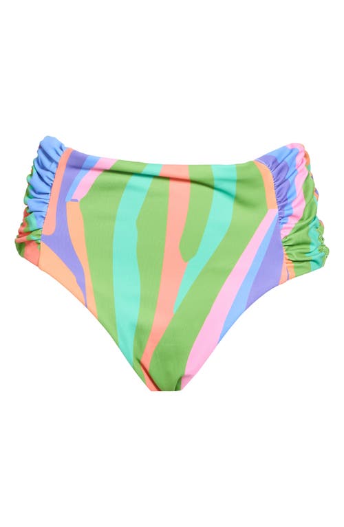 Hutch Isla Mid Rise Bikini Bottoms In Multi