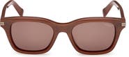 ZEGNA 54mm Rectangular Sunglasses