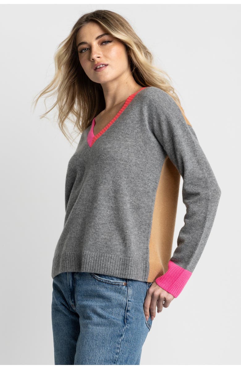 Lisa Todd Color Wheel Cashmere Sweater, Alternate, color, 