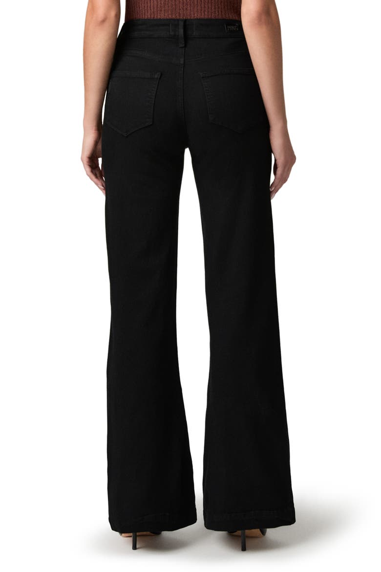 Leenah High Waist Wide Leg Jeans, Alternate, color, BLACK SHADOW