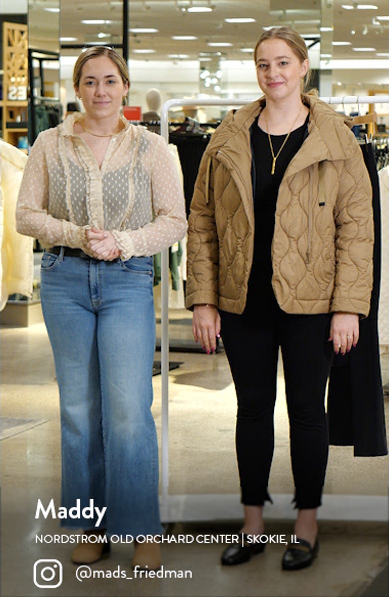 Nori Water Repellent Hooded Quilted Jacket, sales video thumbnail