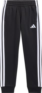 adidas Kids' 3-Stripe Fleece Joggers