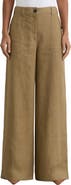Reiss Ashby Wide Leg Linen Pants