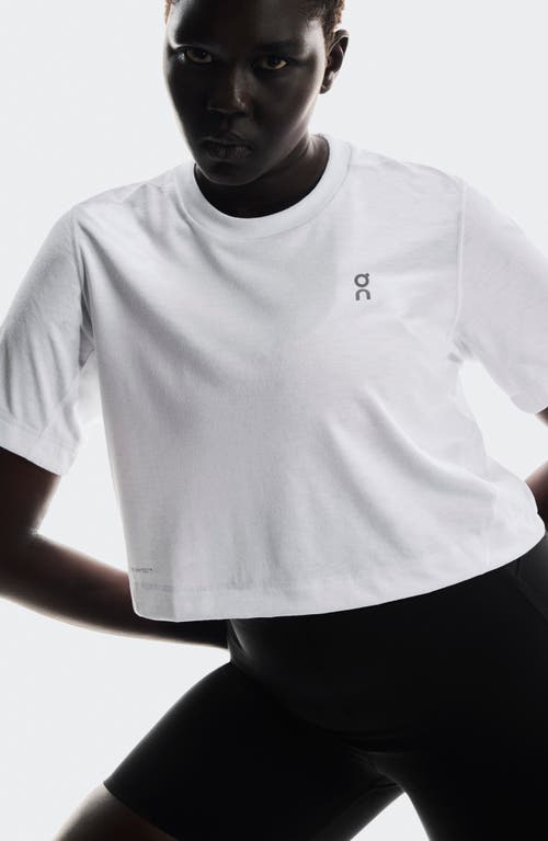 On Train-t Crop Top In White
