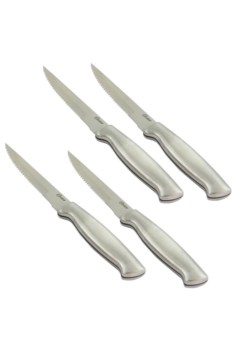 Baldwyn 4.5 Inch Stainless Steel Steak Knife, Set of 4, Alternate, color, Silver