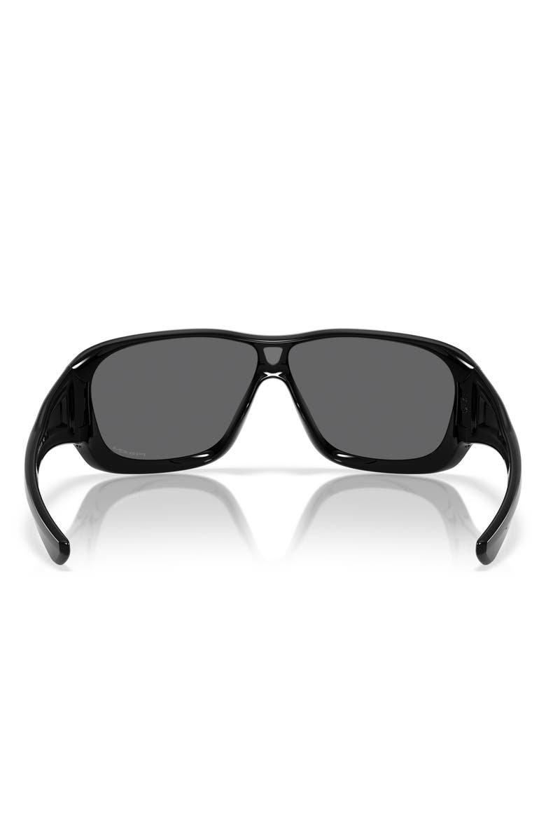 Oakley 130mm Prizm<sup>™</sup> Shield Sunglasses, Alternate, color, Shiny Black