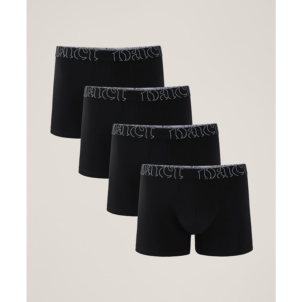 Pact Organic Cotton Everyday Trunk 4-pack In Signature